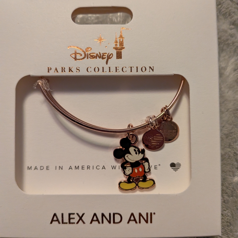 Disney Mickey Mouse Alex And Ani In Rose Gold - Picture 6 of 7